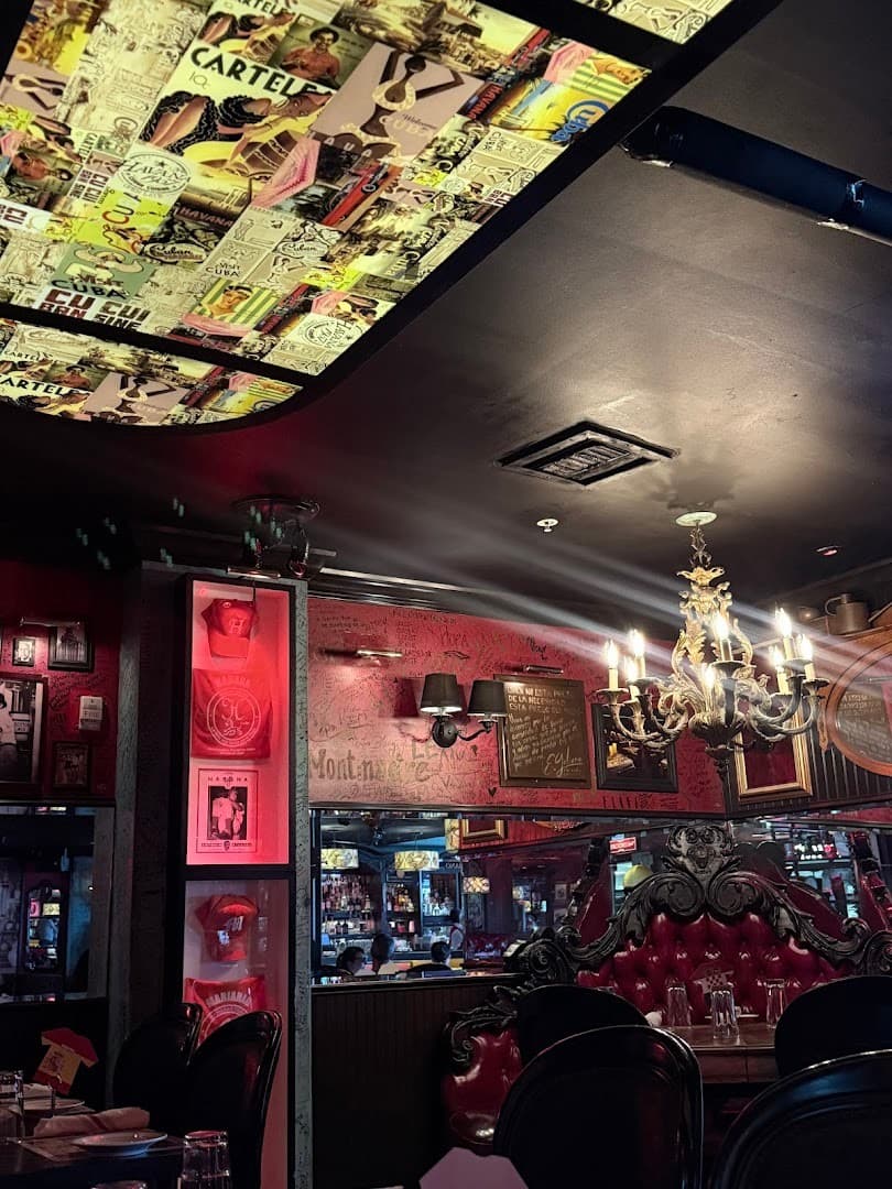 Interior of Havana 1957 restaurant in Miami Beach
