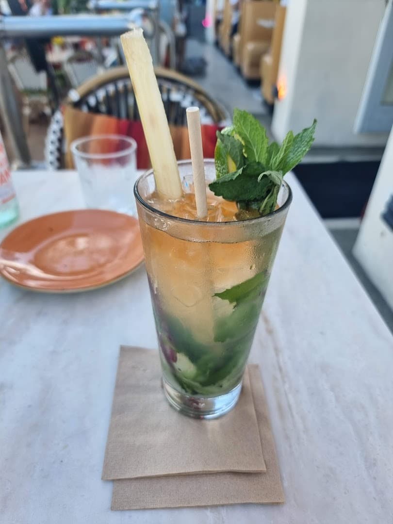Refreshing cocktail at Havana Beach Restaurant in Miami Beach
