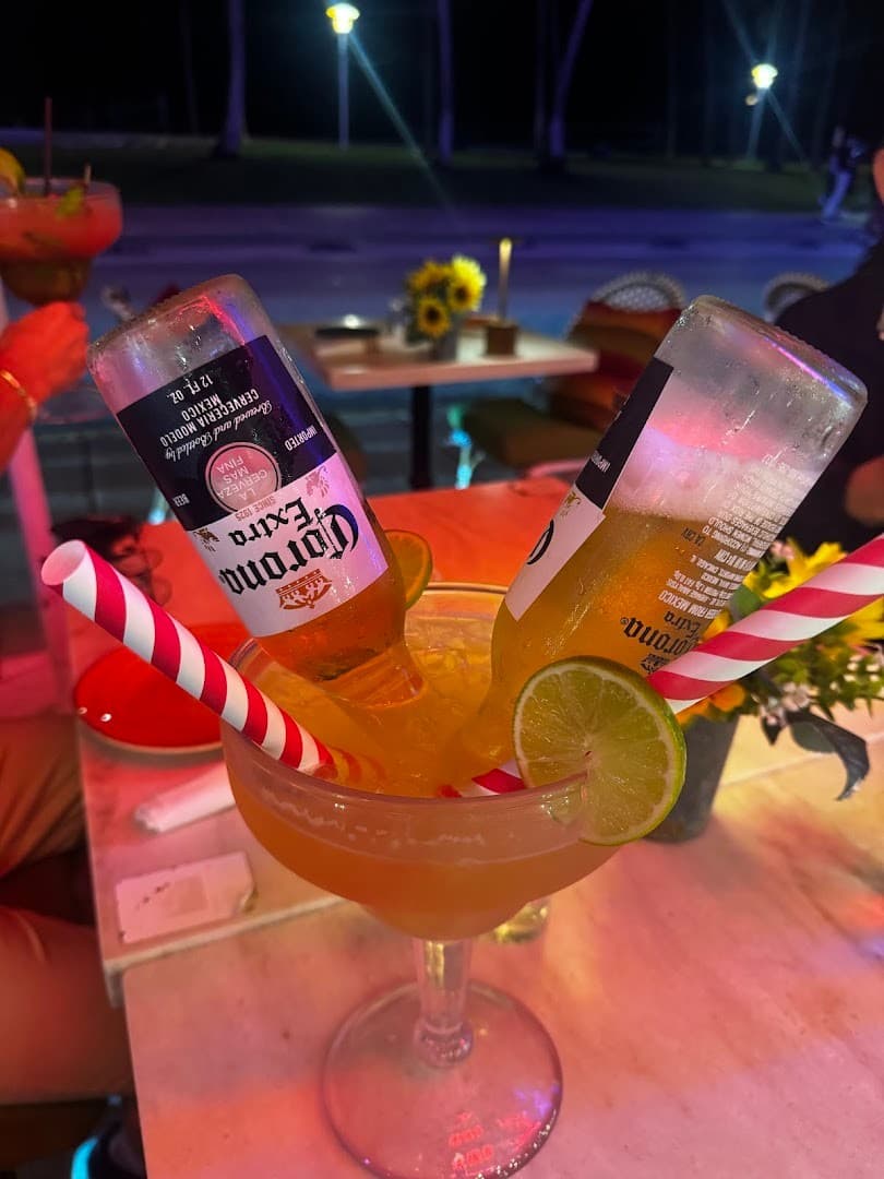 Cocktail with beer at Havana Beach Restaurant in Miami Beach