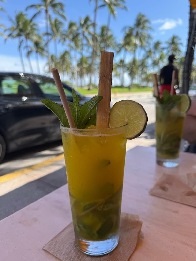 Refreshing cocktail at Havana Beach Restaurant in Miami Beach