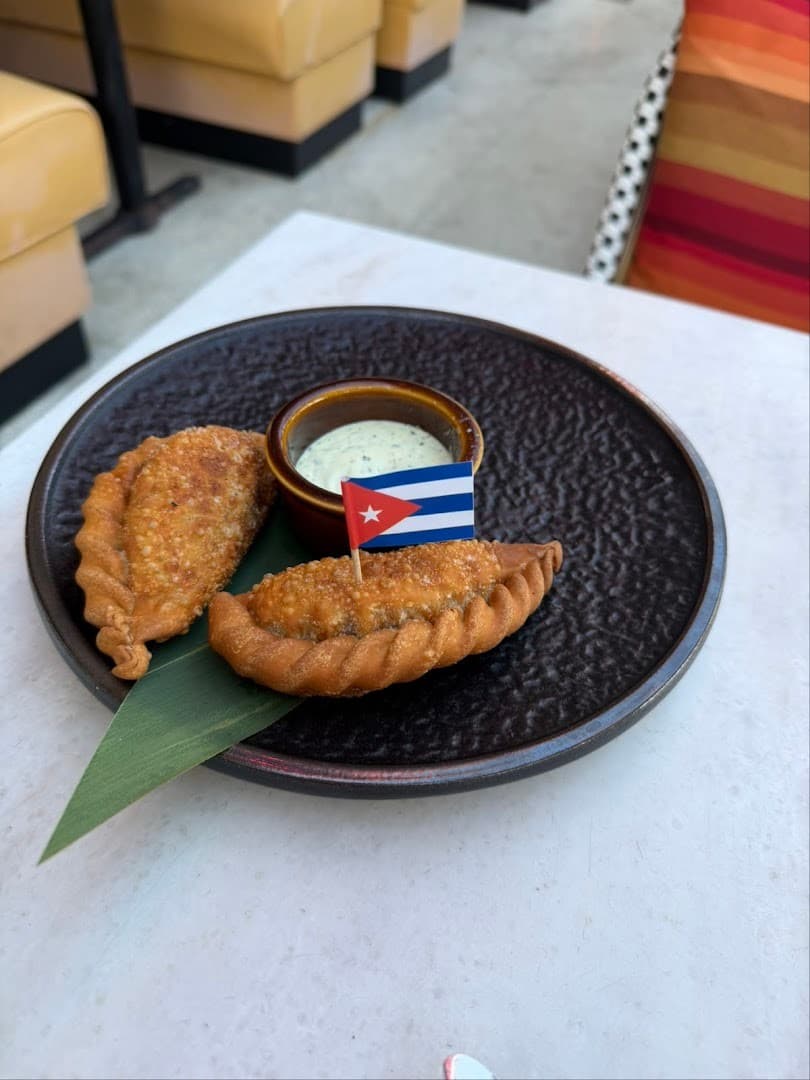 Cuban empanadas at Havana Beach Restaurant in Miami Beach