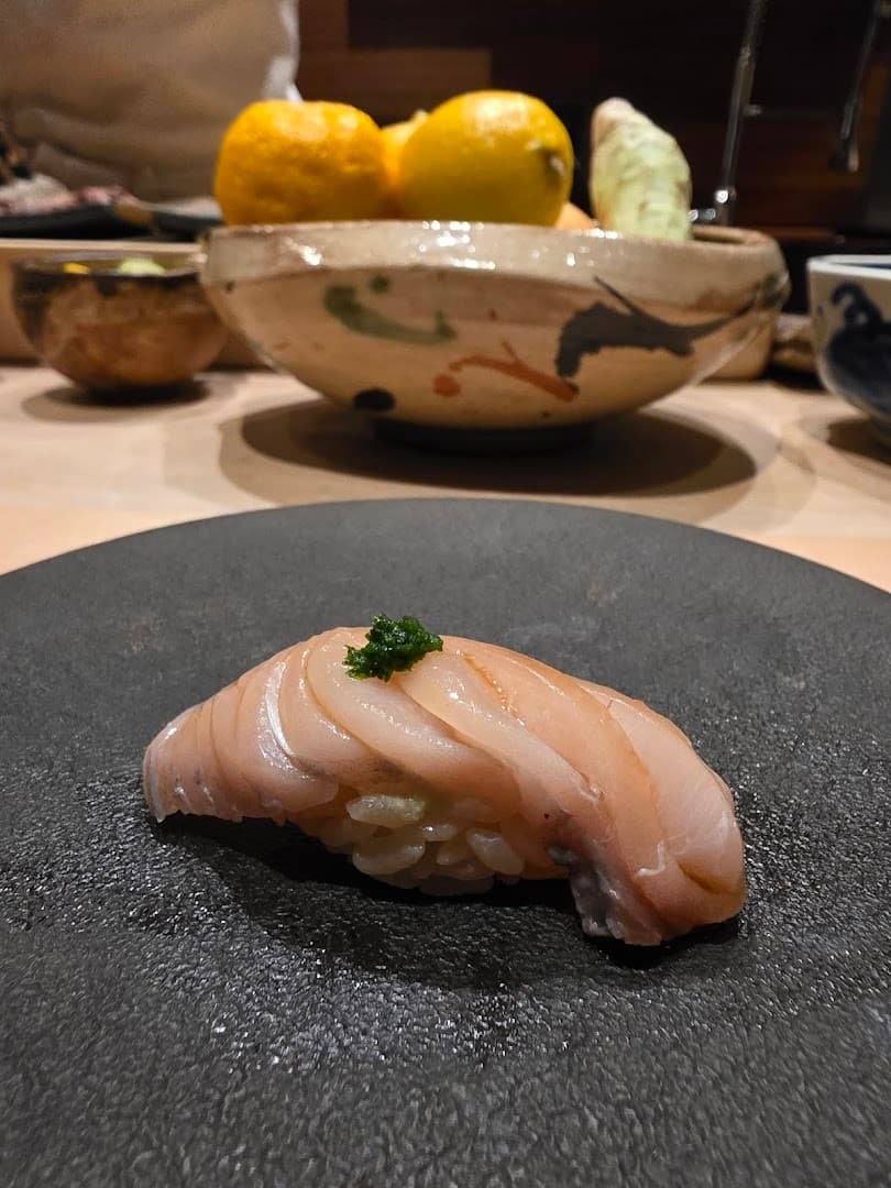 Sushi dish at Hiden restaurant in Miami
