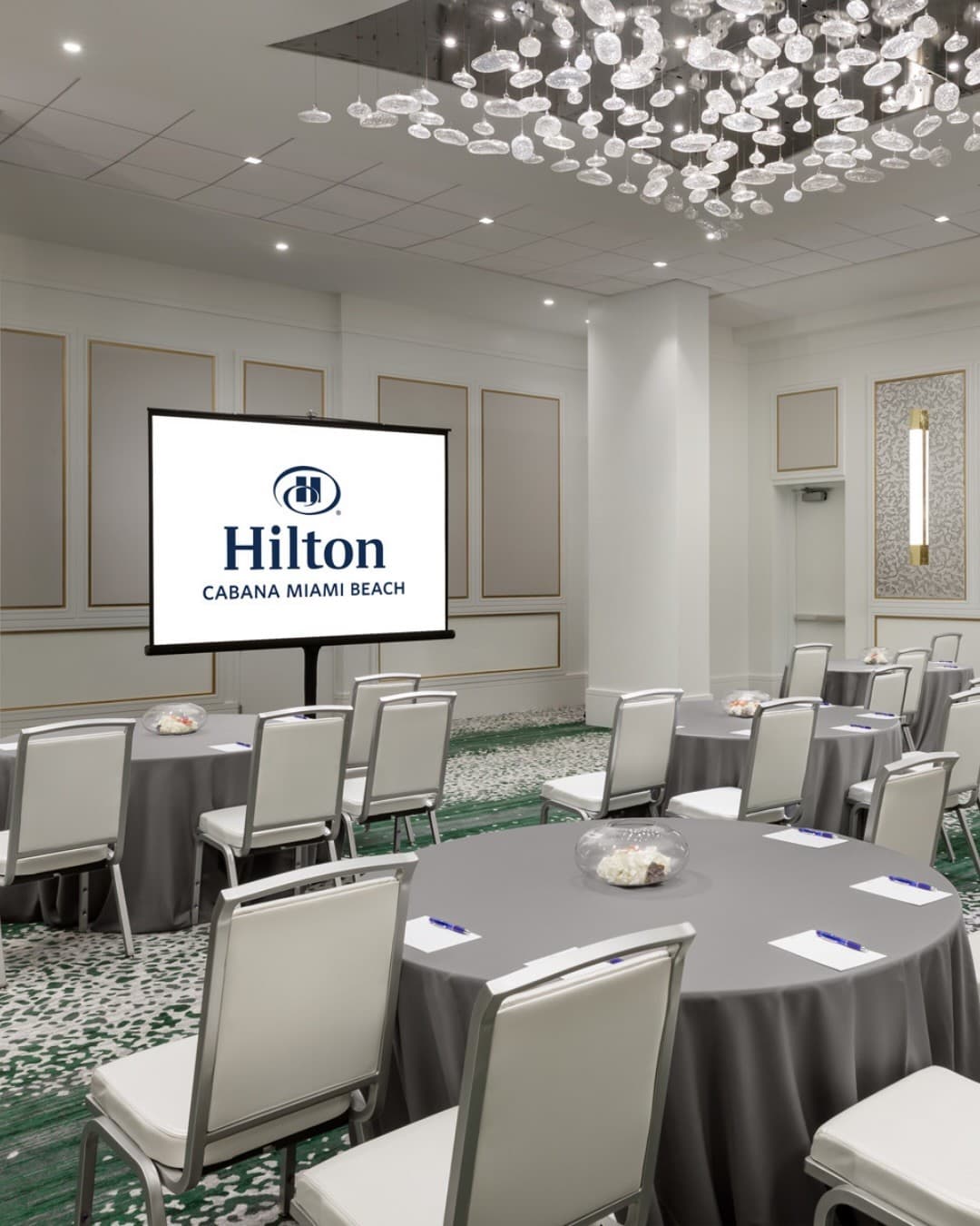 Hilton Cabana Miami Beach event space setup