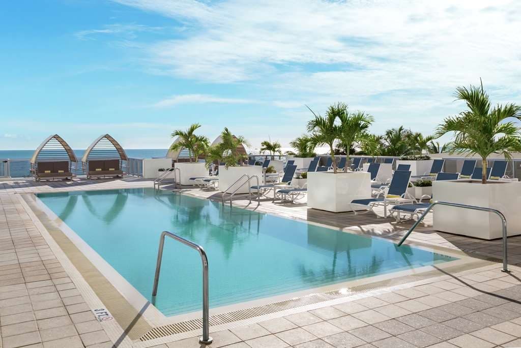 Hilton Cabana Miami Beach Resort pool area Miami Beach