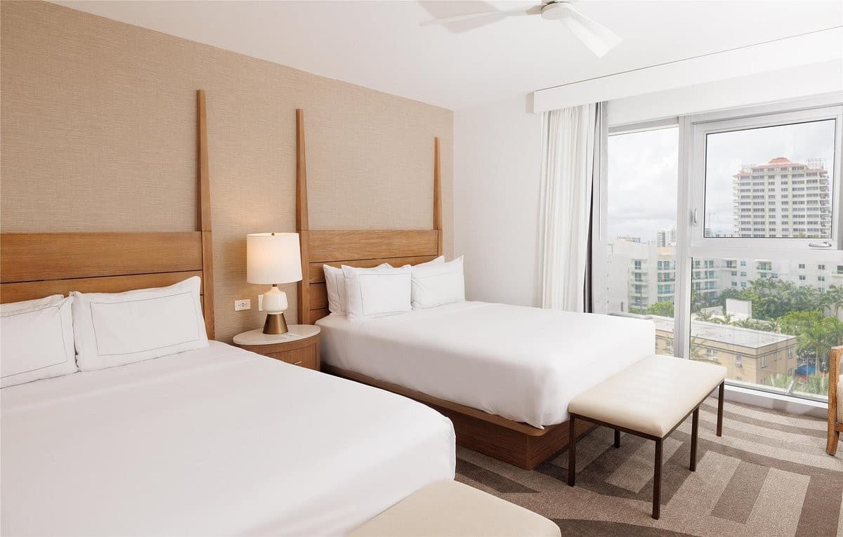Hotel room at Hilton Cabana Miami Beach Resort
