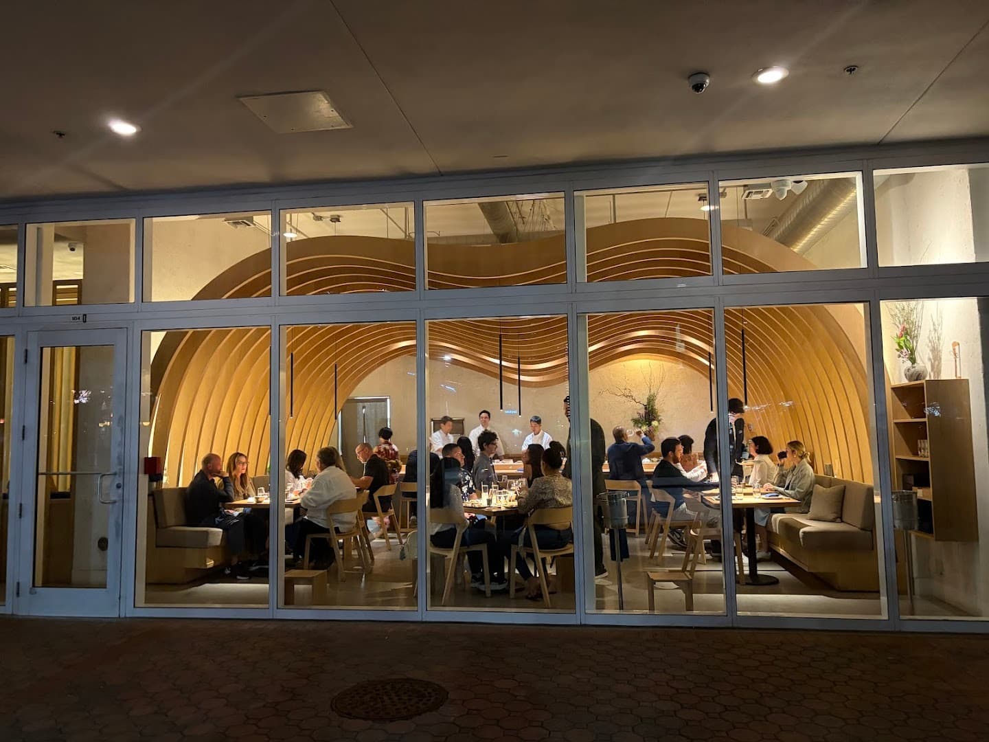 Hiyakawa Miami dining scene with guests