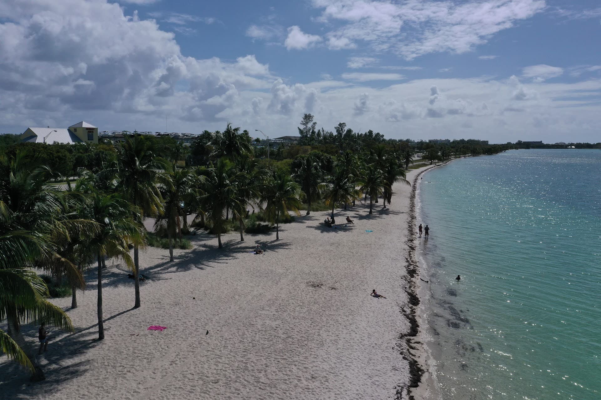 Hobie Island Beach Park view near Rickenbacker Cswy