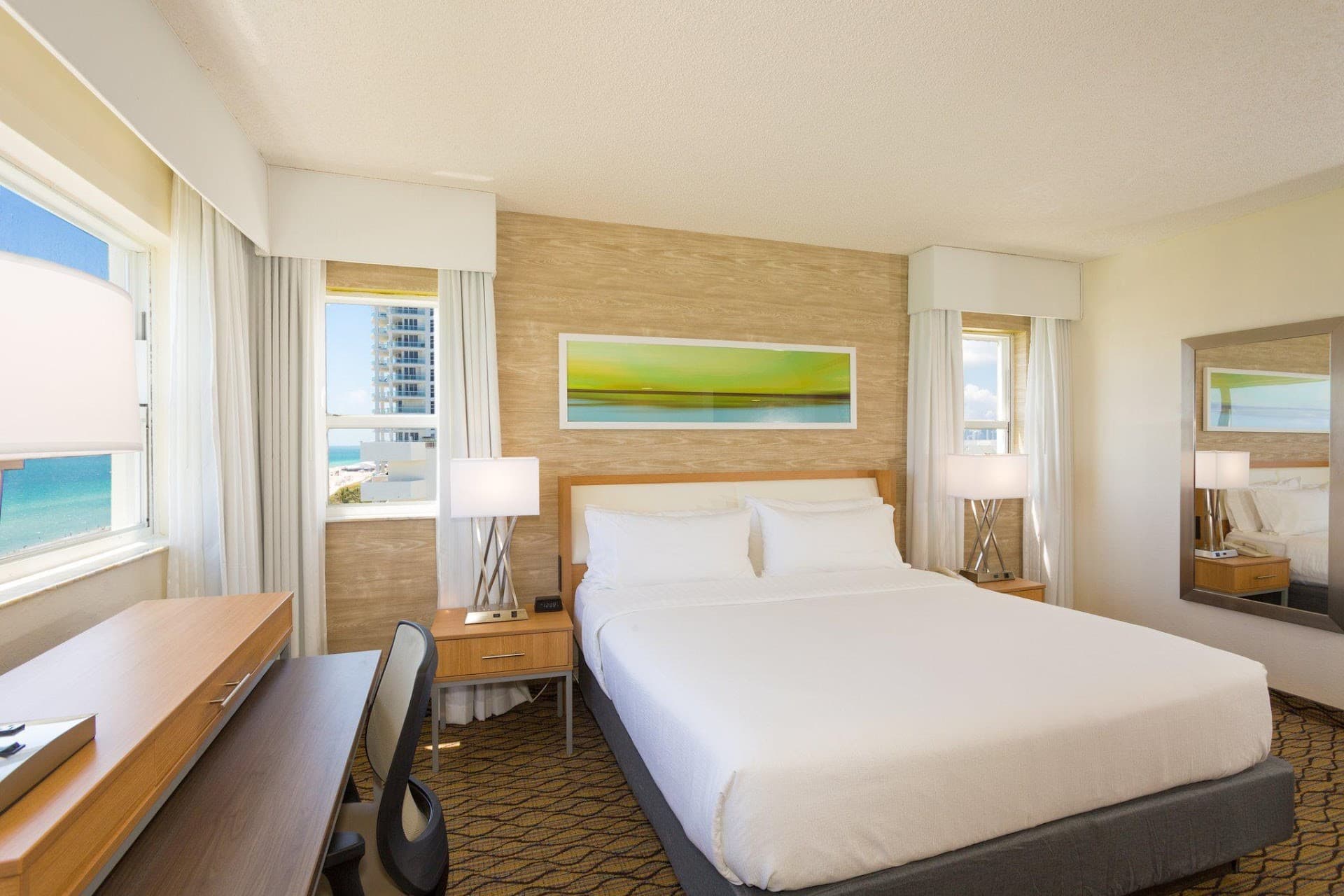 Holiday Inn Miami Beach-Oceanfront elegant guest room