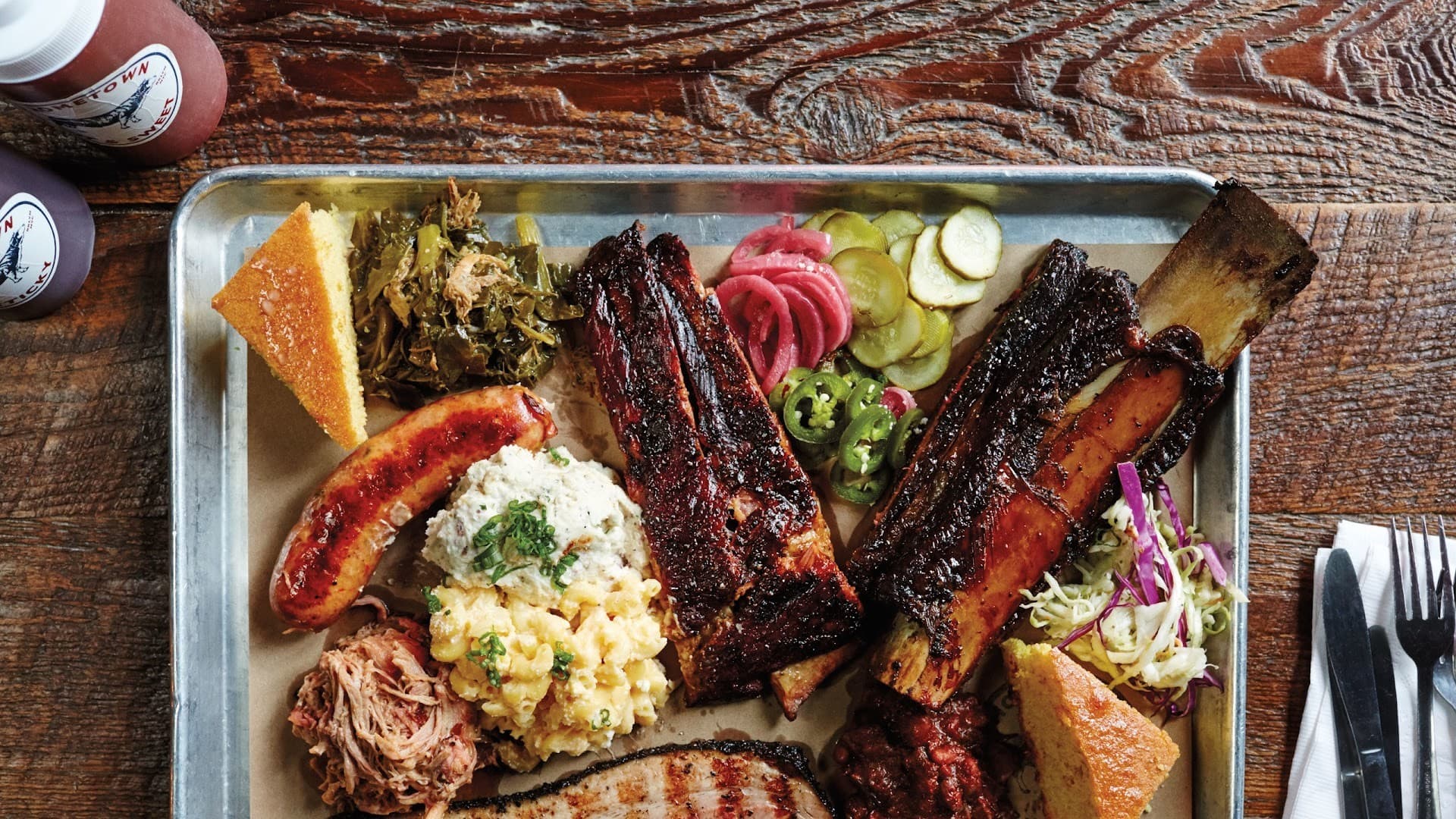 Hometown Barbecue platter in Miami