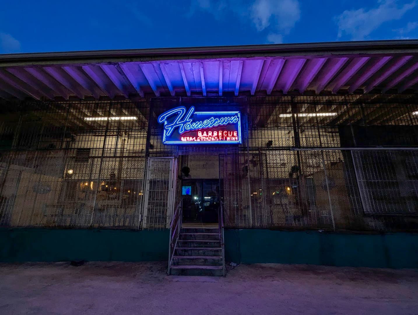 Hometown Barbecue restaurant exterior in Miami