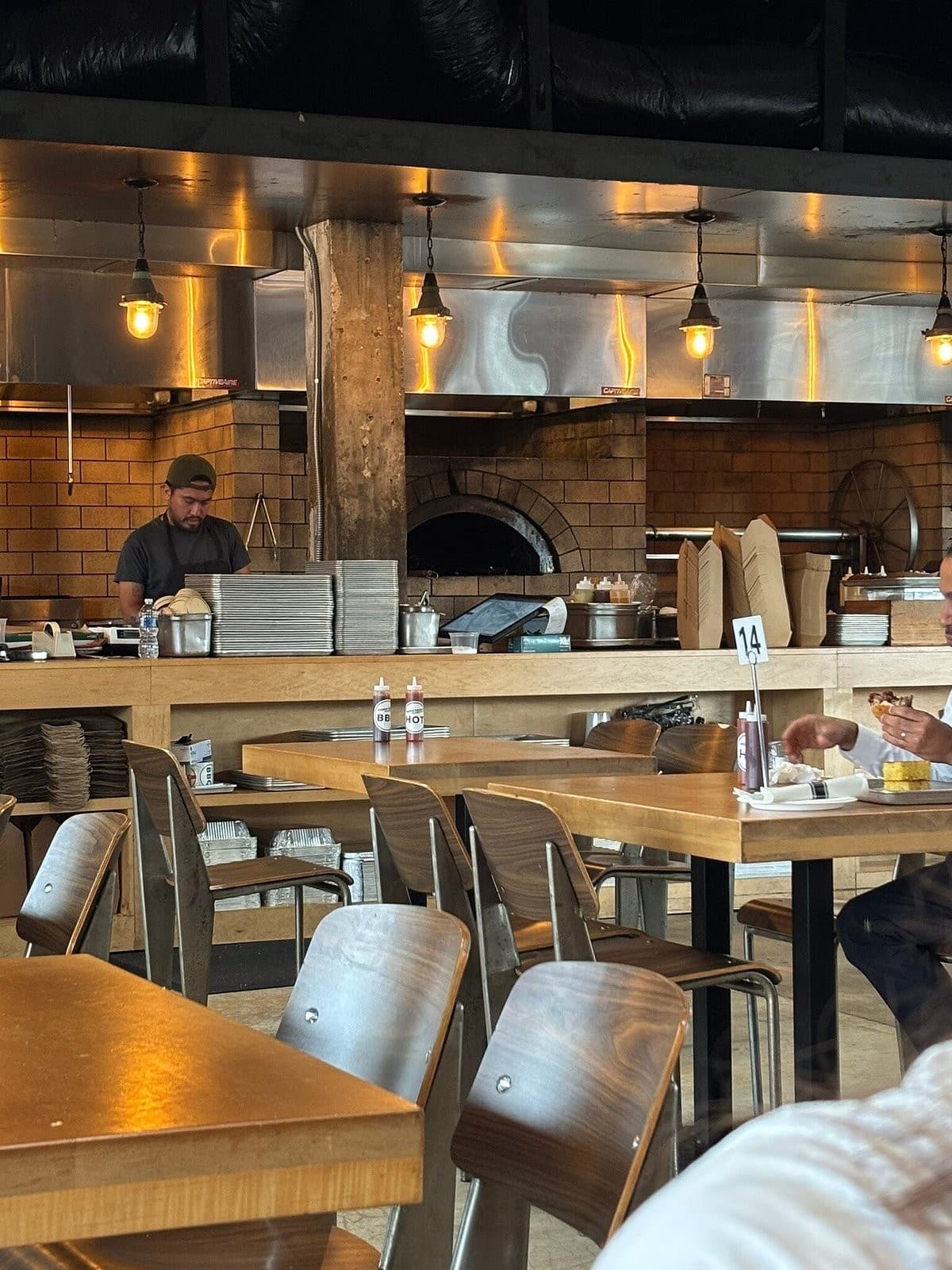 Hometown Barbecue restaurant interior in Miami