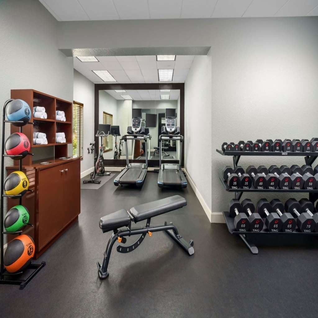 Fitness center at Homewood Suites by Hilton Miami-Airport/Blue Lagoon