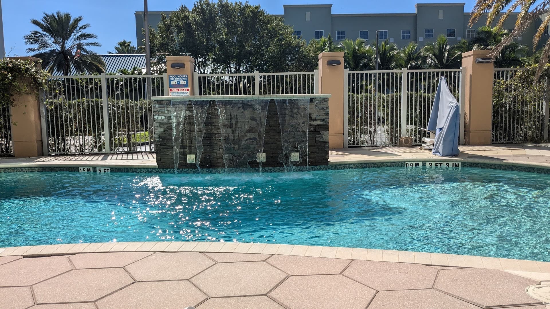Pool area at Homewood Suites by Hilton Miami in Miami