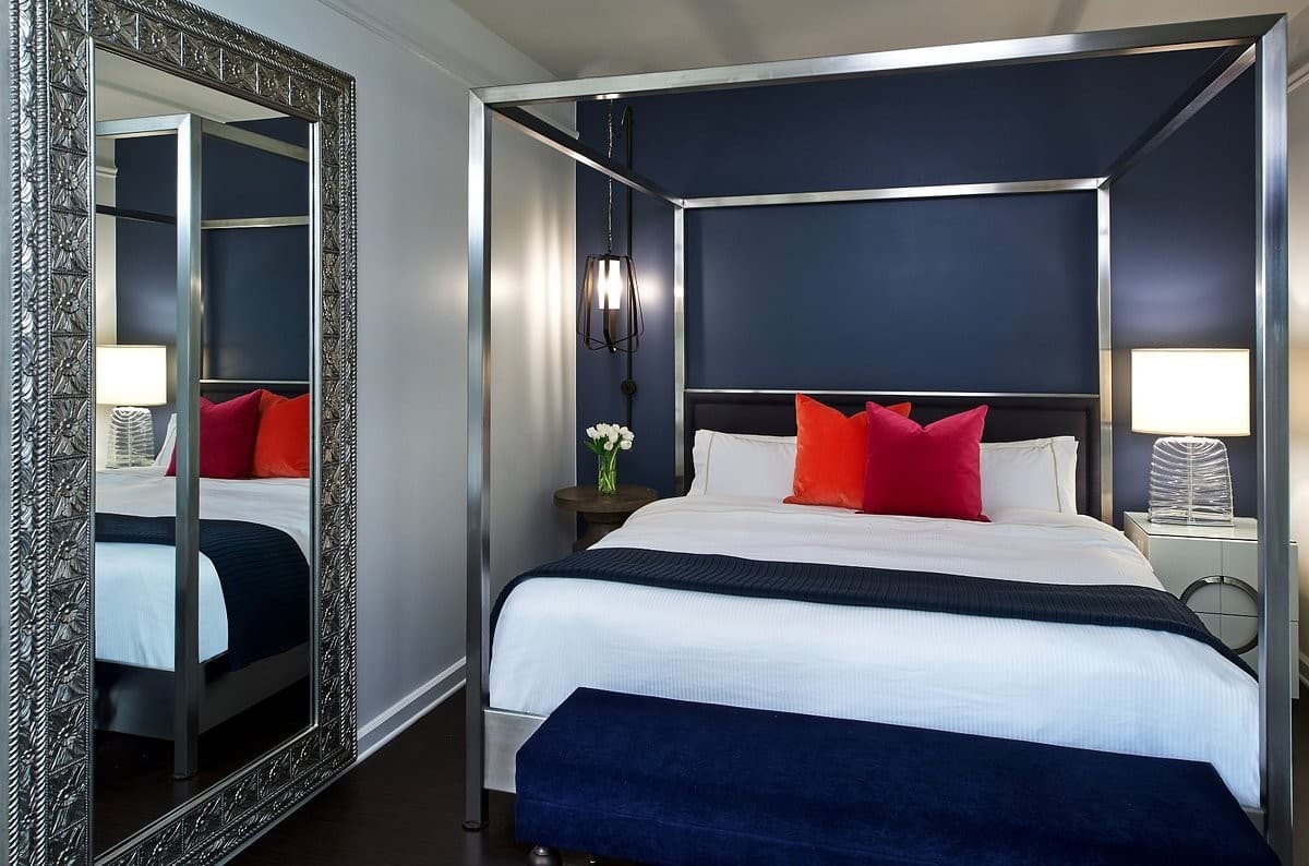 Modern room at Hotel Colonnade Coral Gables