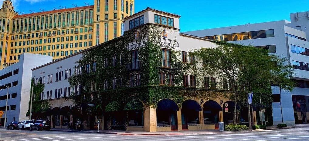 Hotel St. Michel exterior view in Coral Gables