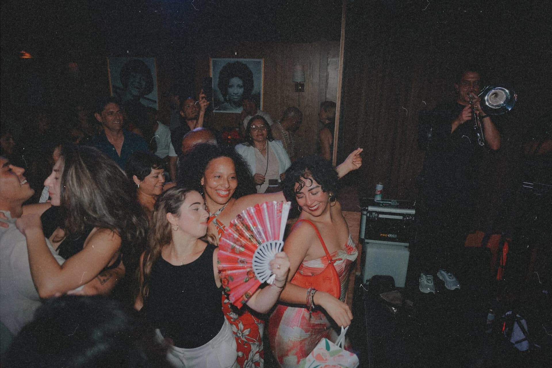 Dancing at Hoy Como Ayer in Miami nightlife