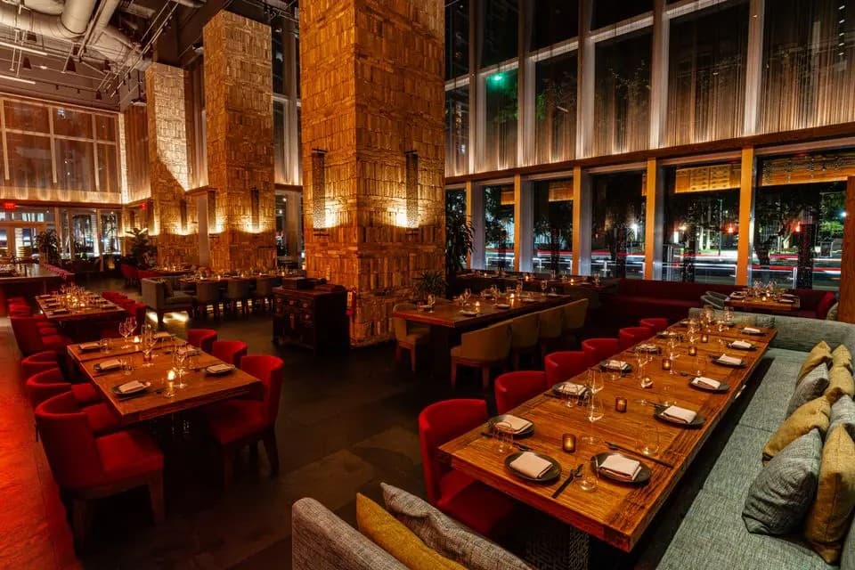 Hutong Miami interior dining space with elegant decor
