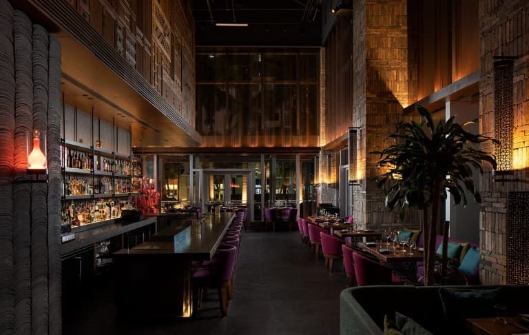 Hutong Miami interior ambiance with stylish decor
