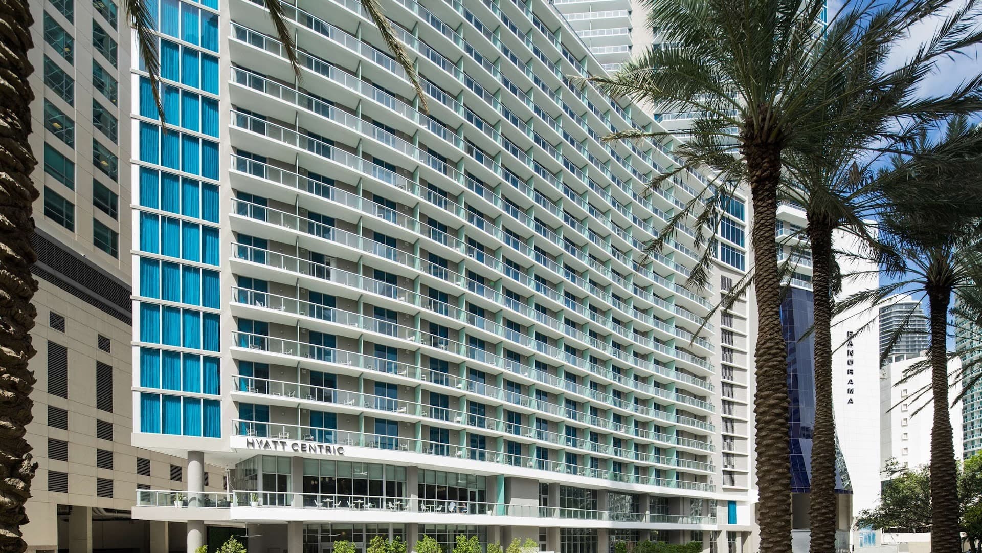 Hyatt Centric Brickell Miami hotel exterior facade