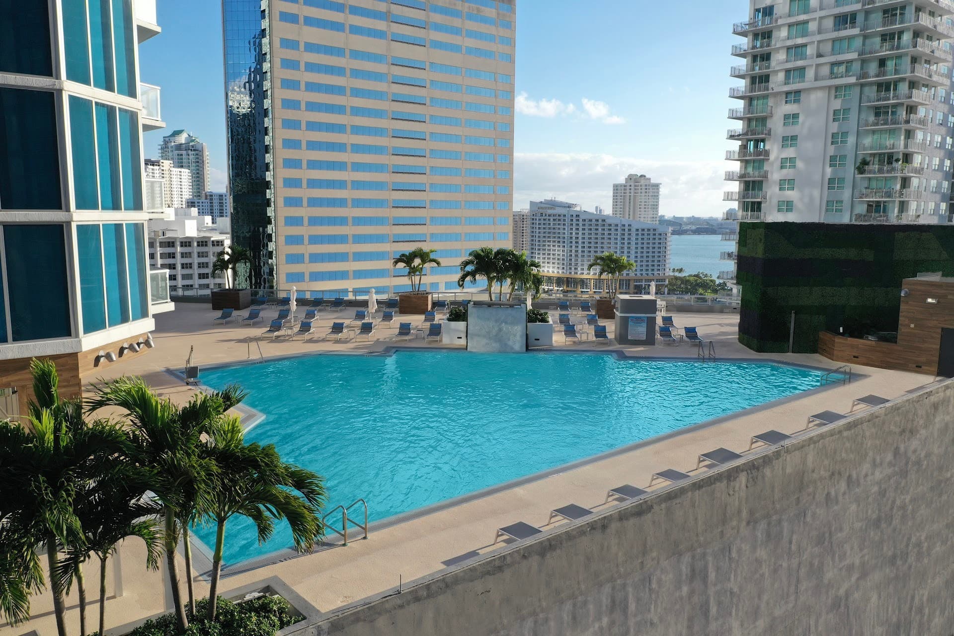 Hyatt Centric Brickell Miami pool area view