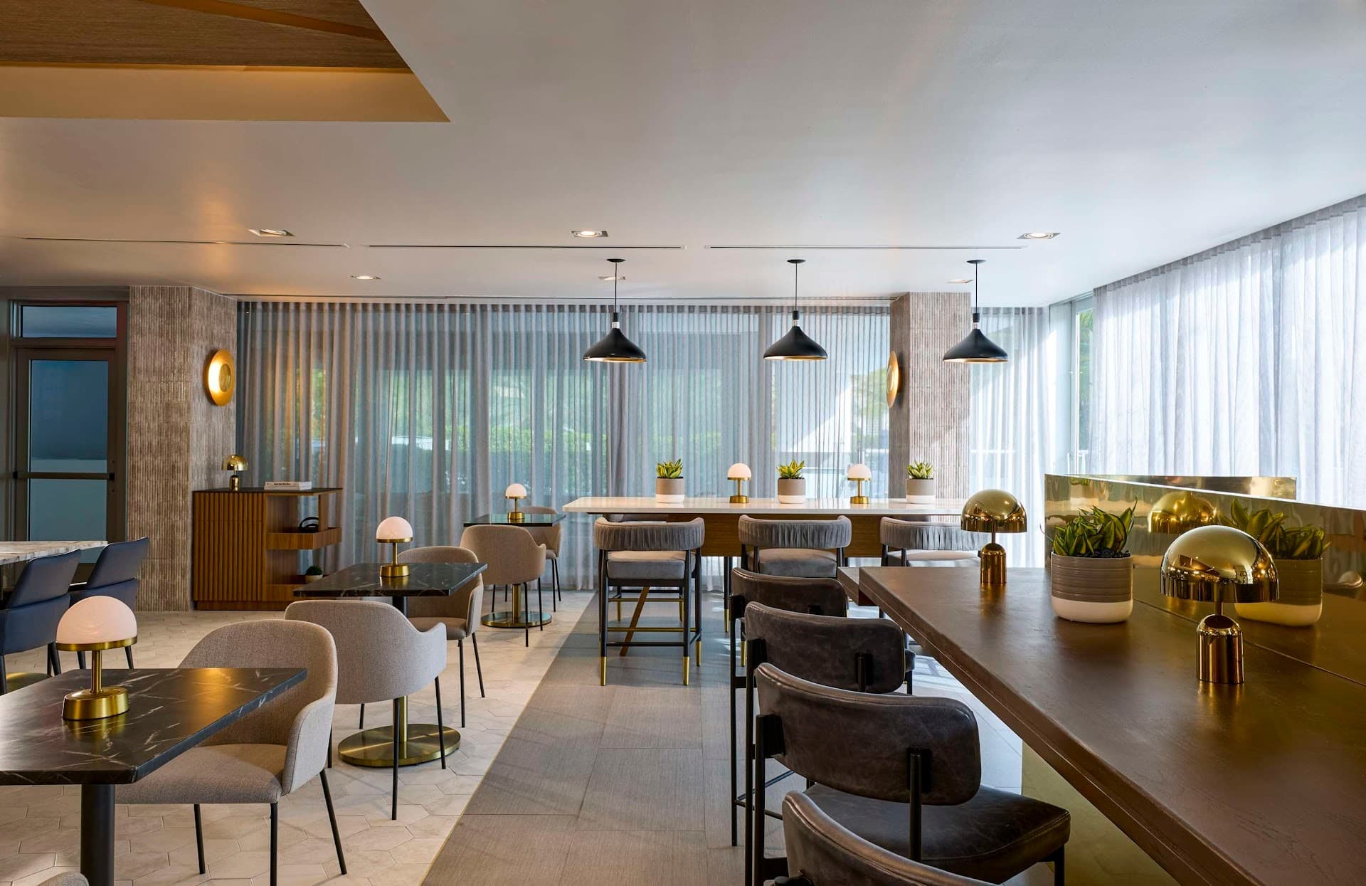 Stylish lobby at Hyatt Centric South Beach Miami Beach