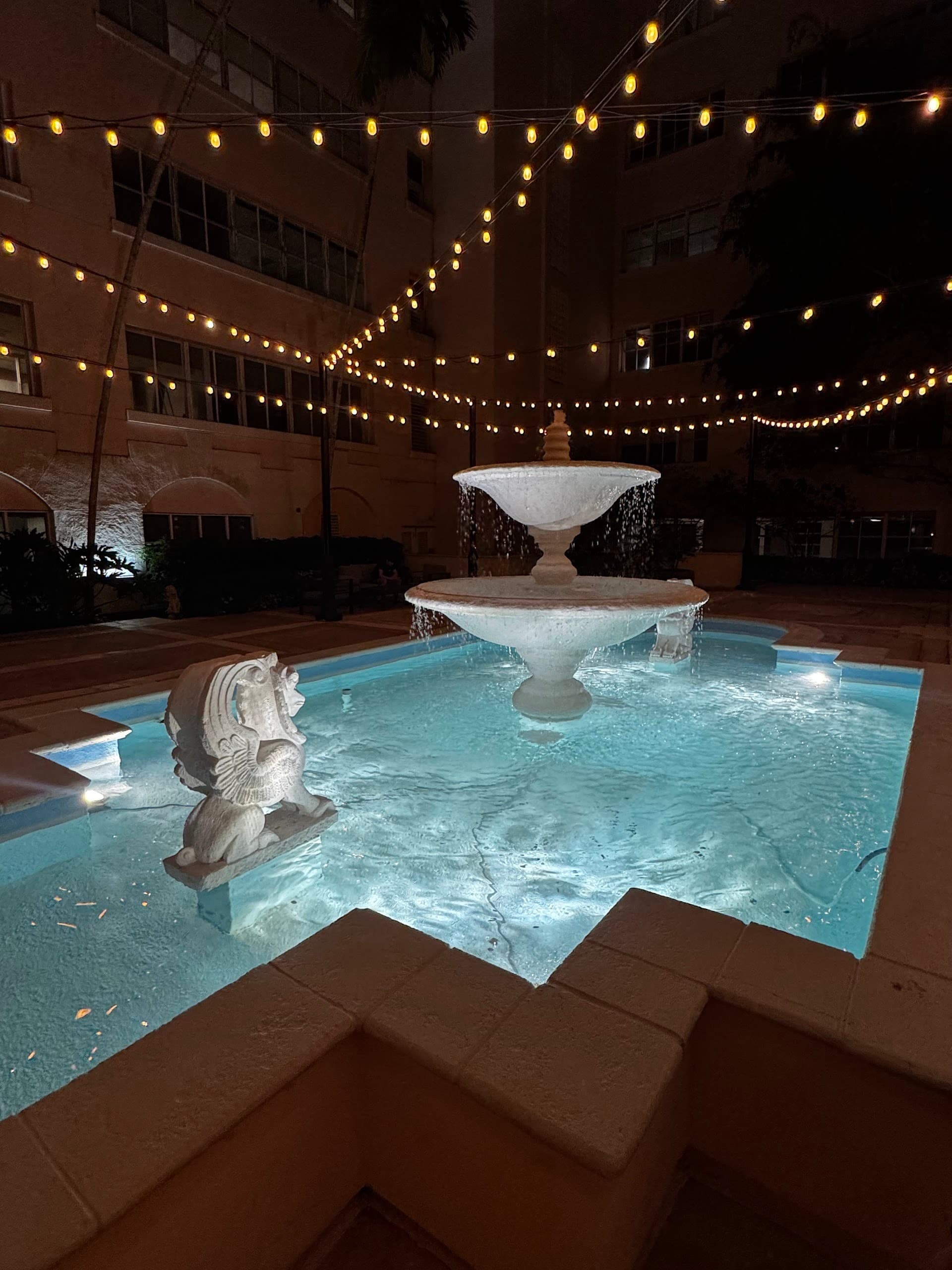 Fountain at Hyatt Regency Coral Gables in Coral Gables