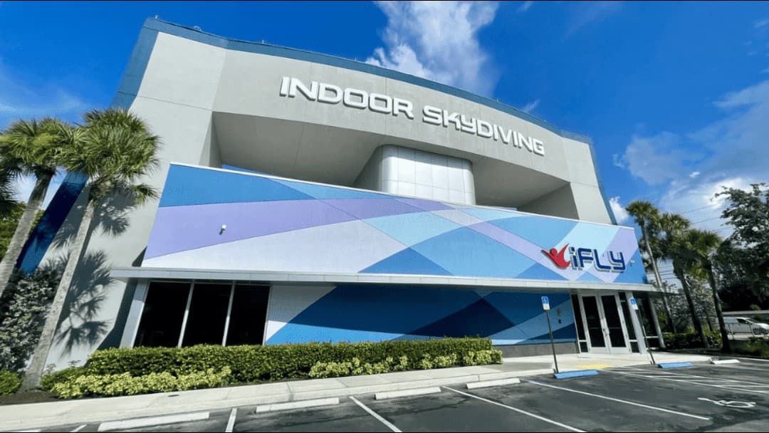 iFLY Indoor Skydiving building in Davie