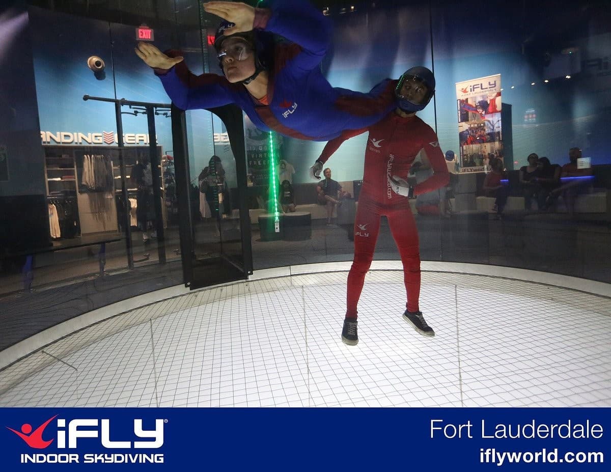 Indoor skydiving experience at iFLY Indoor Skydiving Fort Lauderdale