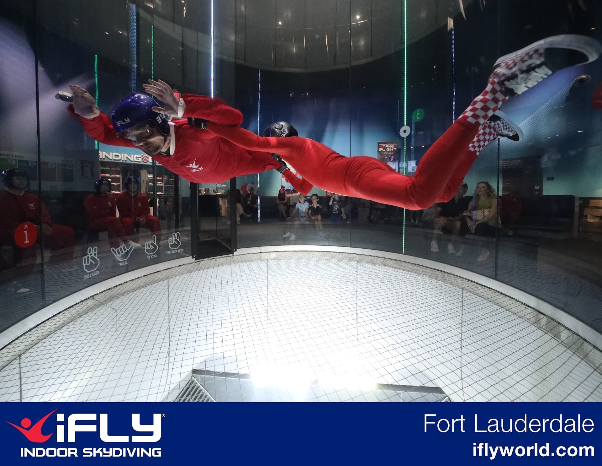 Indoor skydiving experience at iFLY Indoor Skydiving Fort Lauderdale