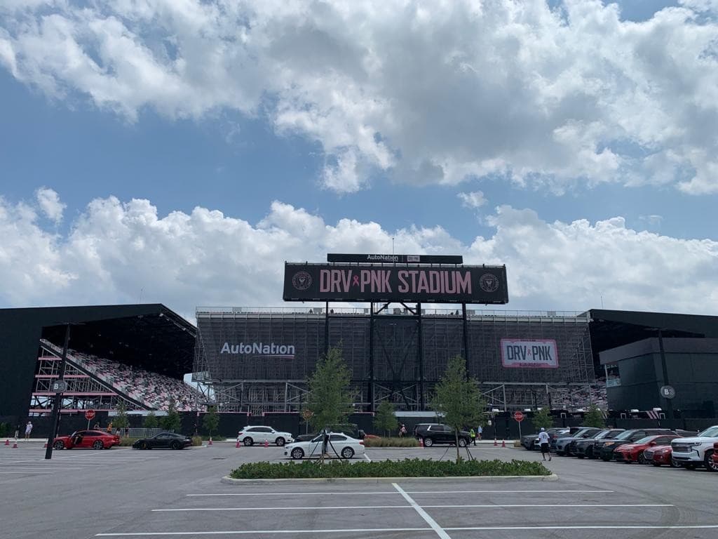 Inter Miami CF Stadium exterior view in Fort Lauderdale