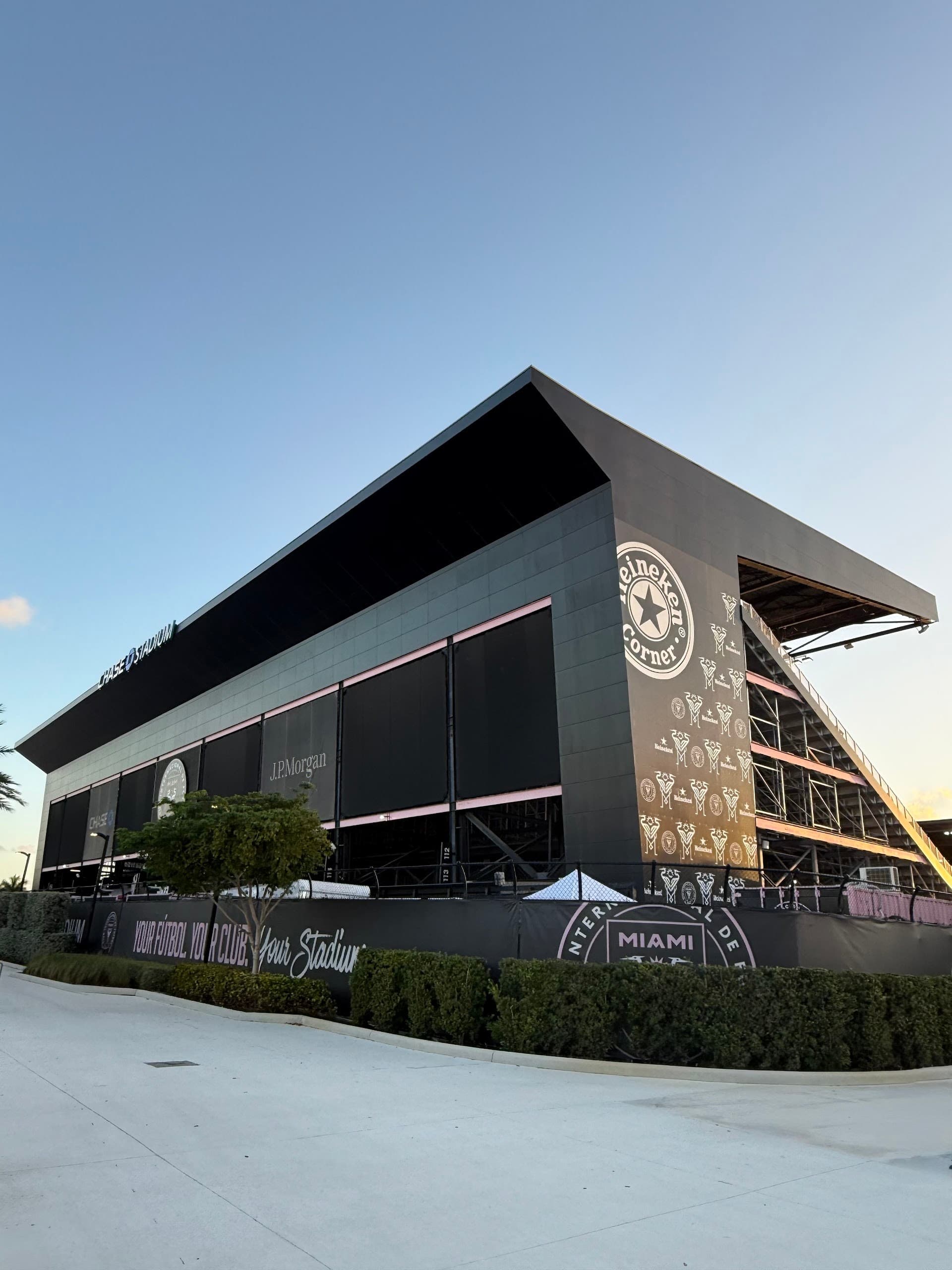 Inter Miami CF Stadium exterior view in Fort Lauderdale