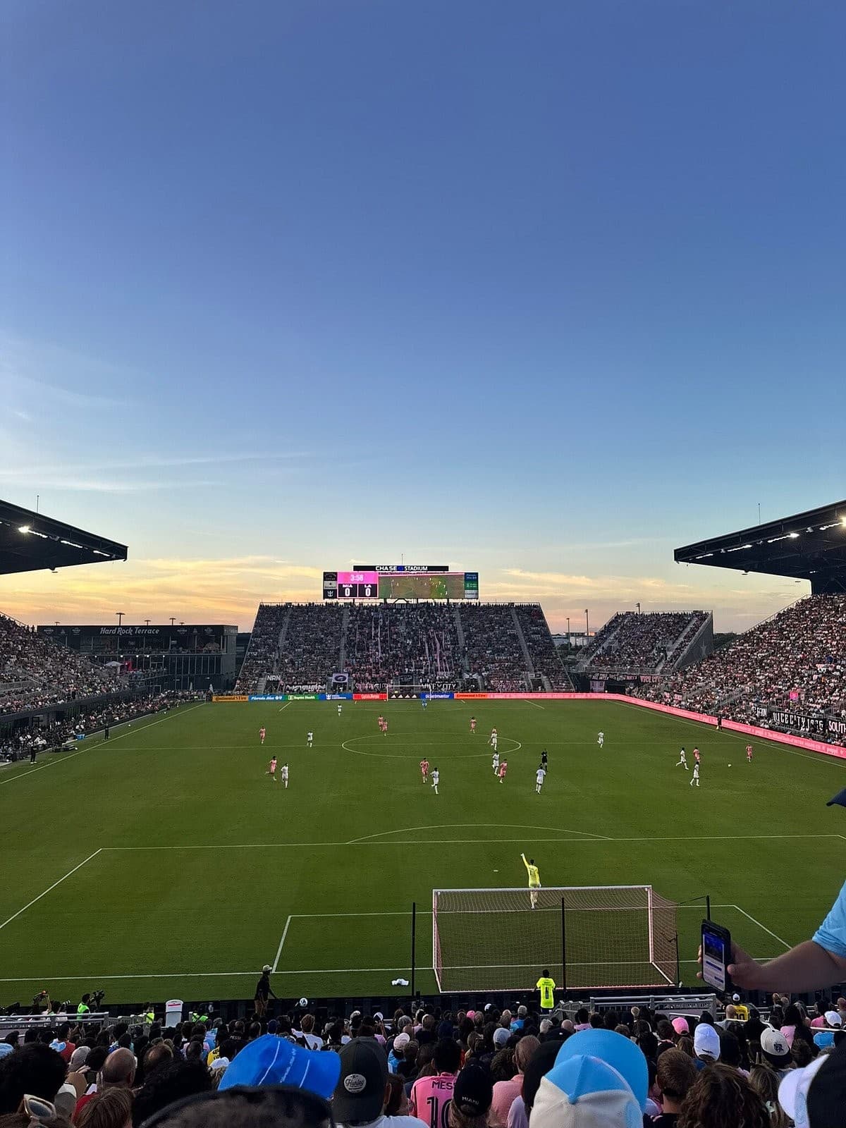 Inter Miami CF Stadium during a match in Fort Lauderdale