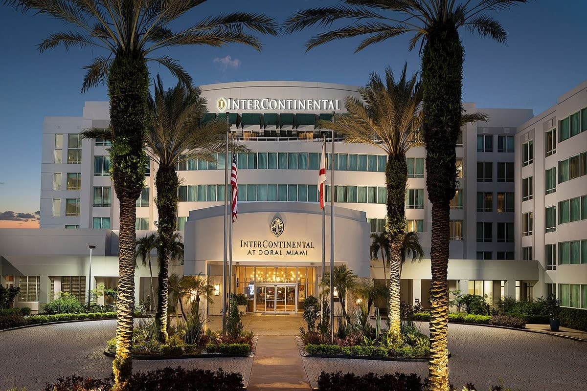 InterContinental at Doral Miami hotel entrance
