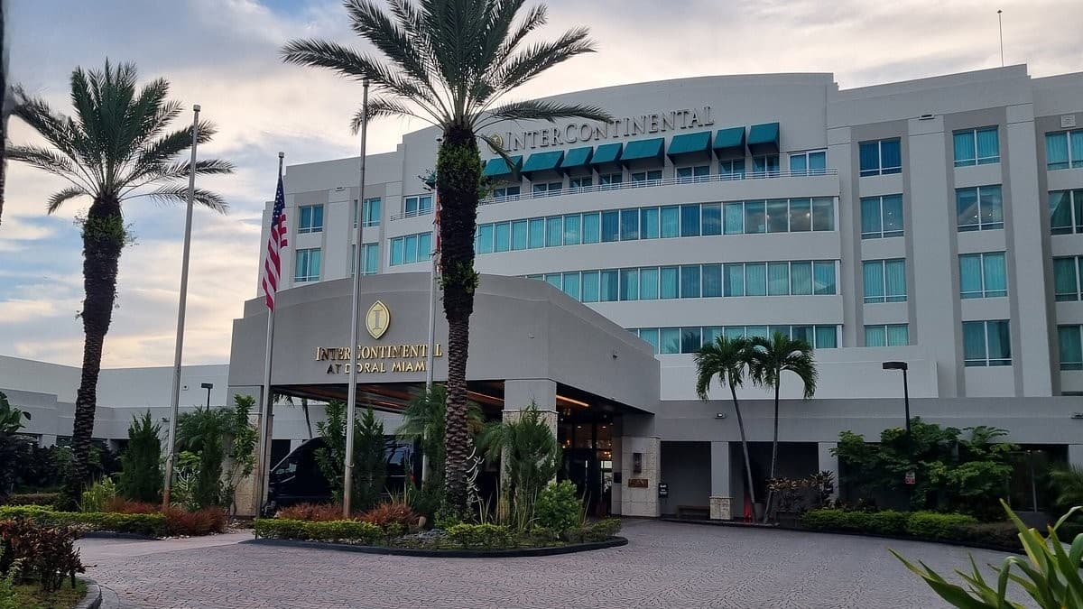 InterContinental at Doral Miami hotel entrance