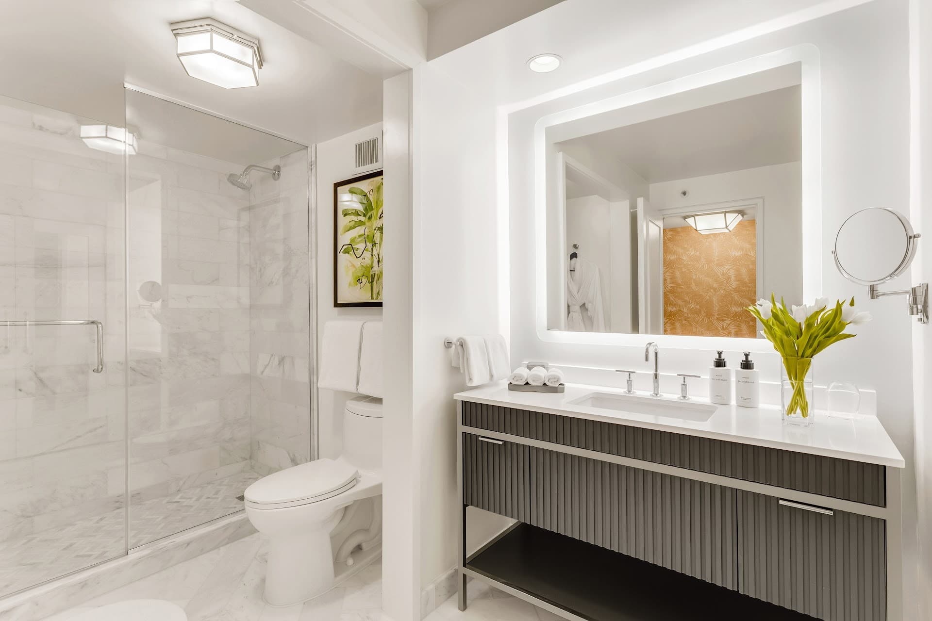 Luxurious bathroom at InterContinental Miami hotel