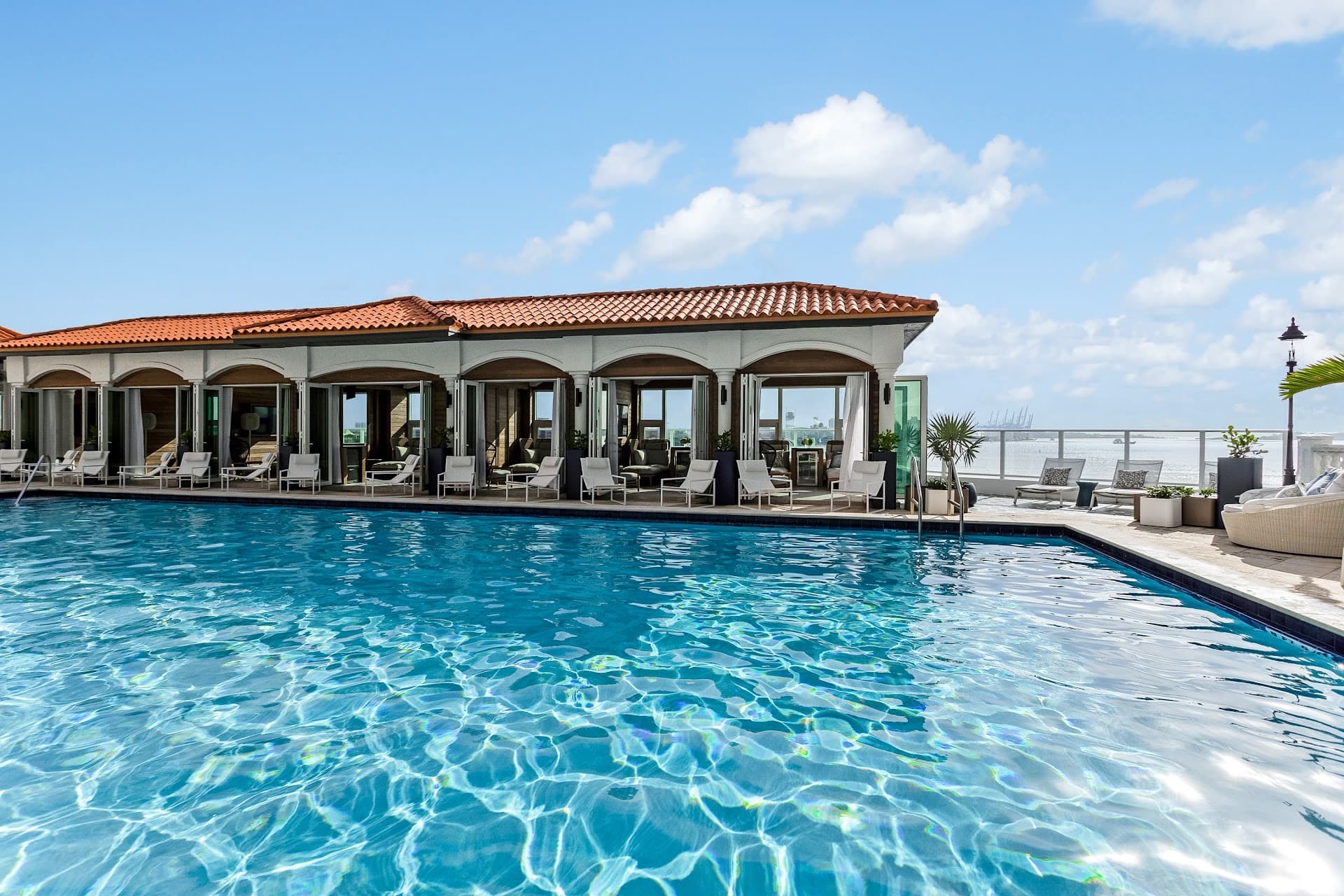 InterContinental Miami pool area with ocean view
