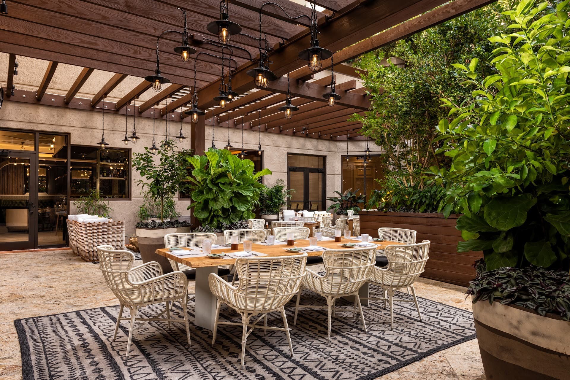 Dining room at Isabelle’s Coconut Grove, Miami