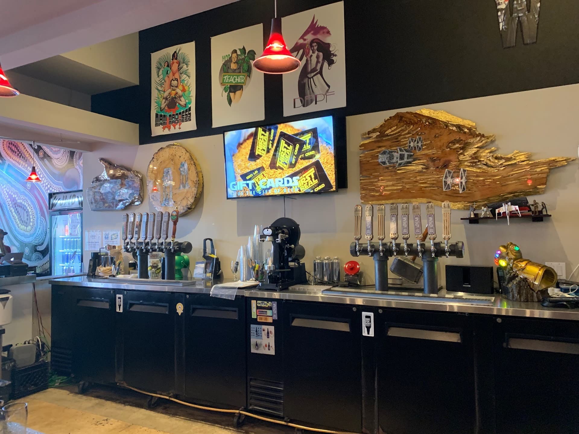 J Wakefield Brewing bar interior in Miami