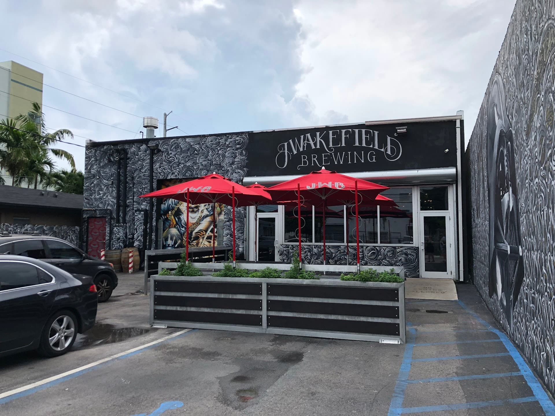 J Wakefield Brewing building exterior in Miami