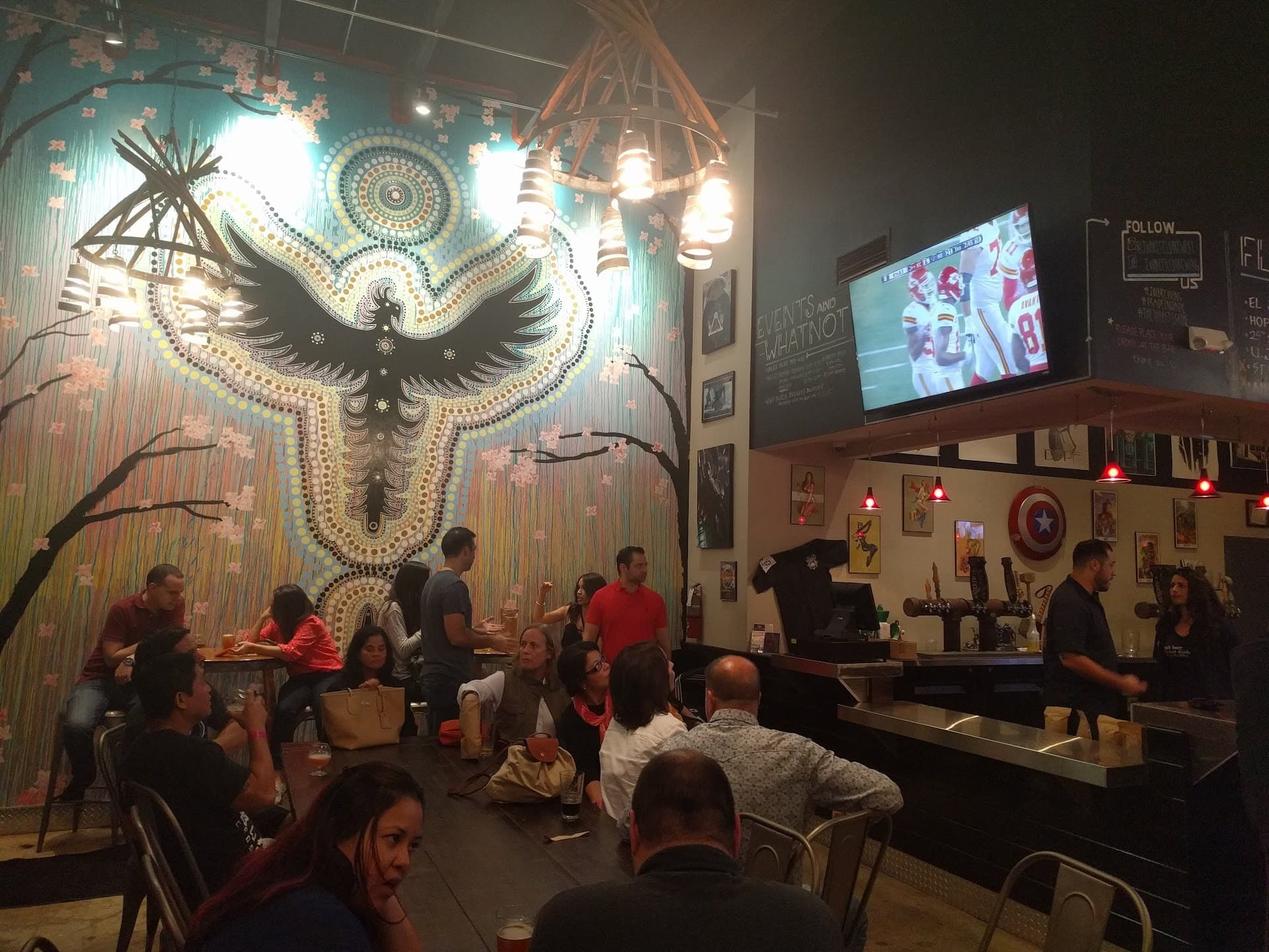Interior scene at J Wakefield Brewing in Miami