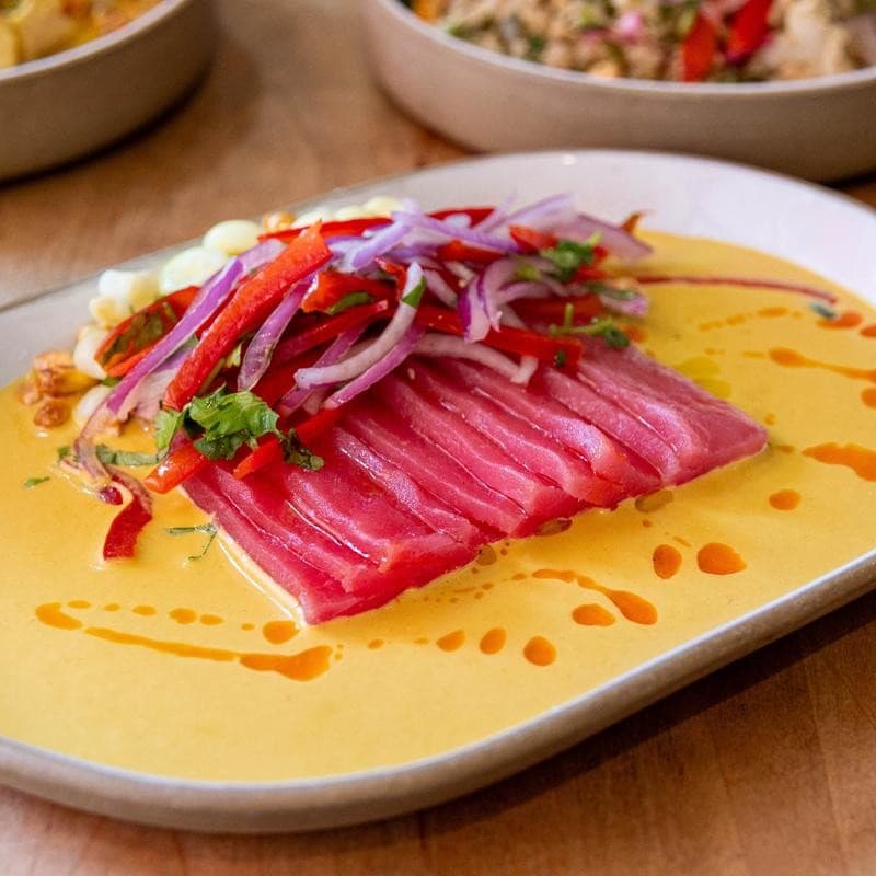 Ceviche dish at Jaguar Restaurant in Coconut Grove, Miami