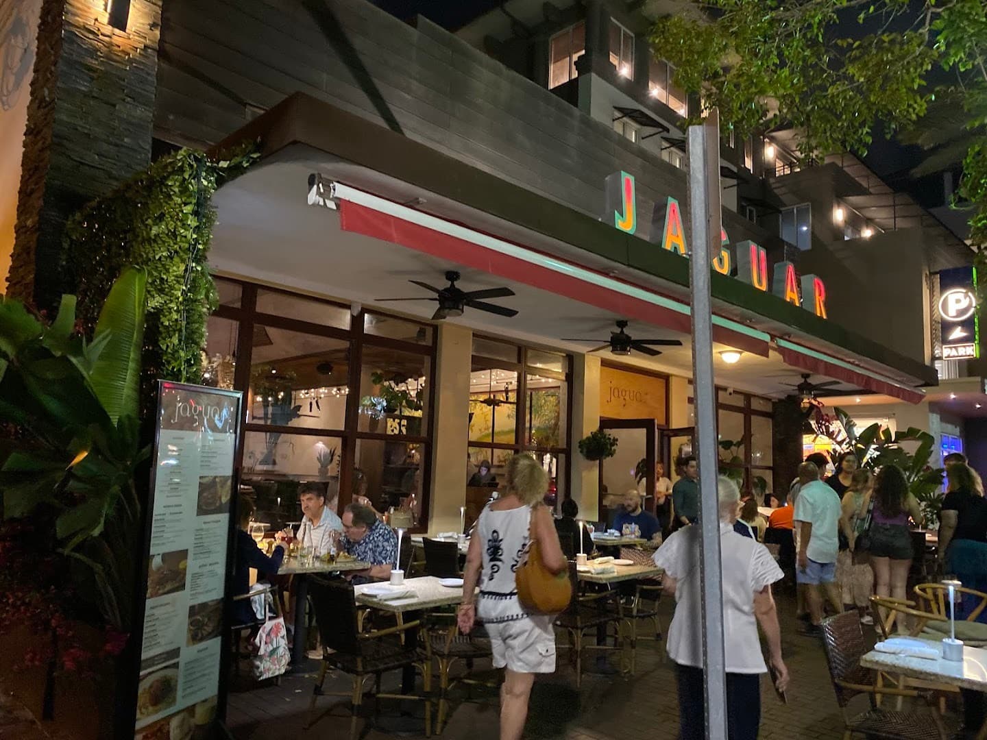 Jaguar Restaurant exterior in Coconut Grove, Miami
