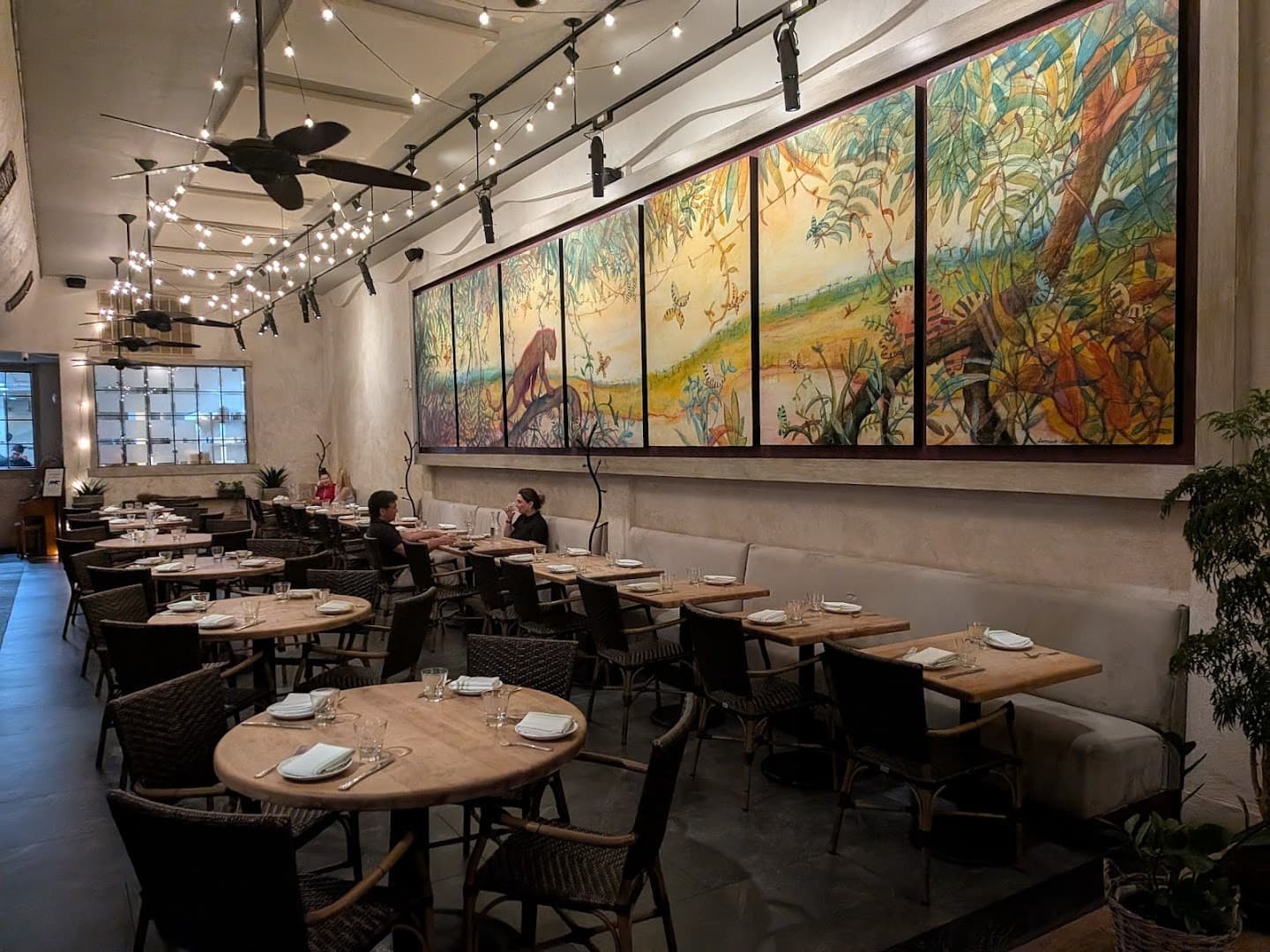 Jaguar Restaurant interior in Coconut Grove, Miami