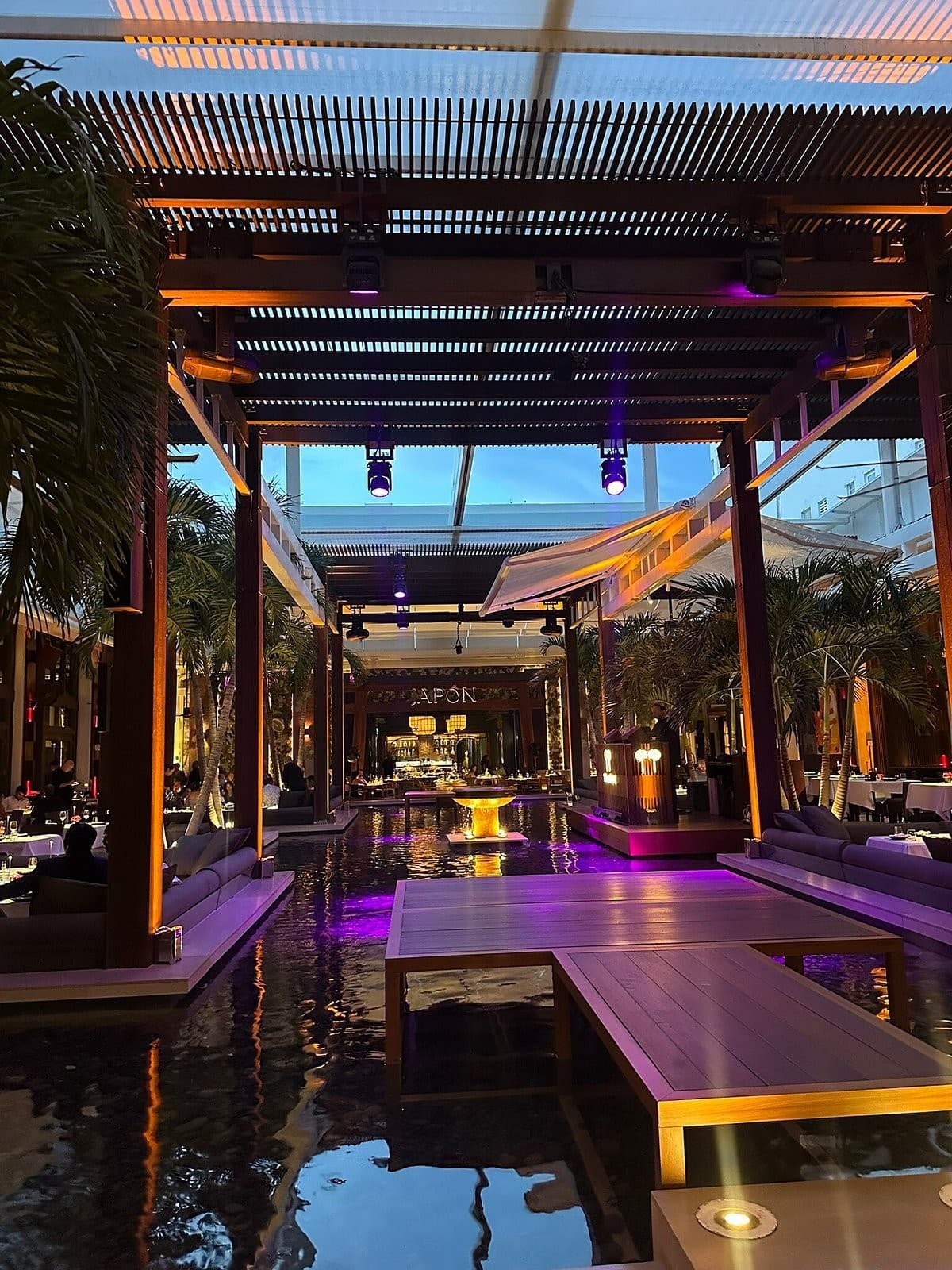 Japón at The Setai interior ambiance in Miami Beach