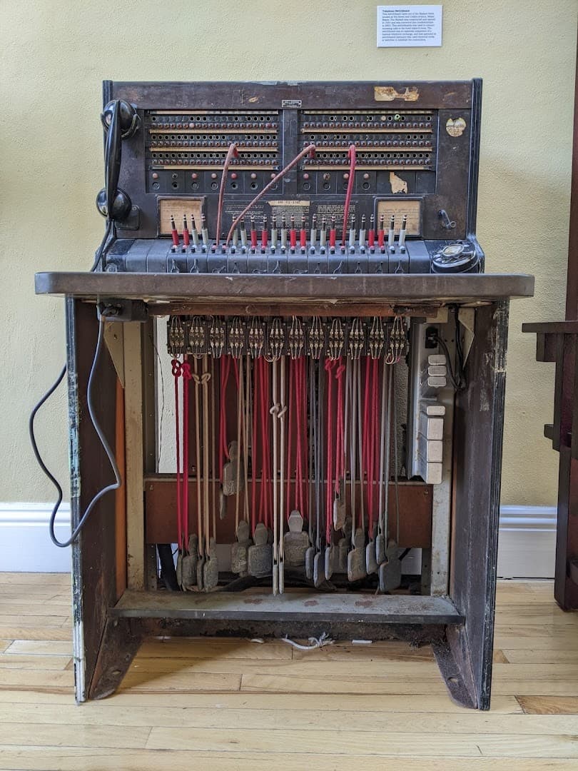 Historic switchboard exhibit at Jewish Museum of Florida-FIU, Miami Beach