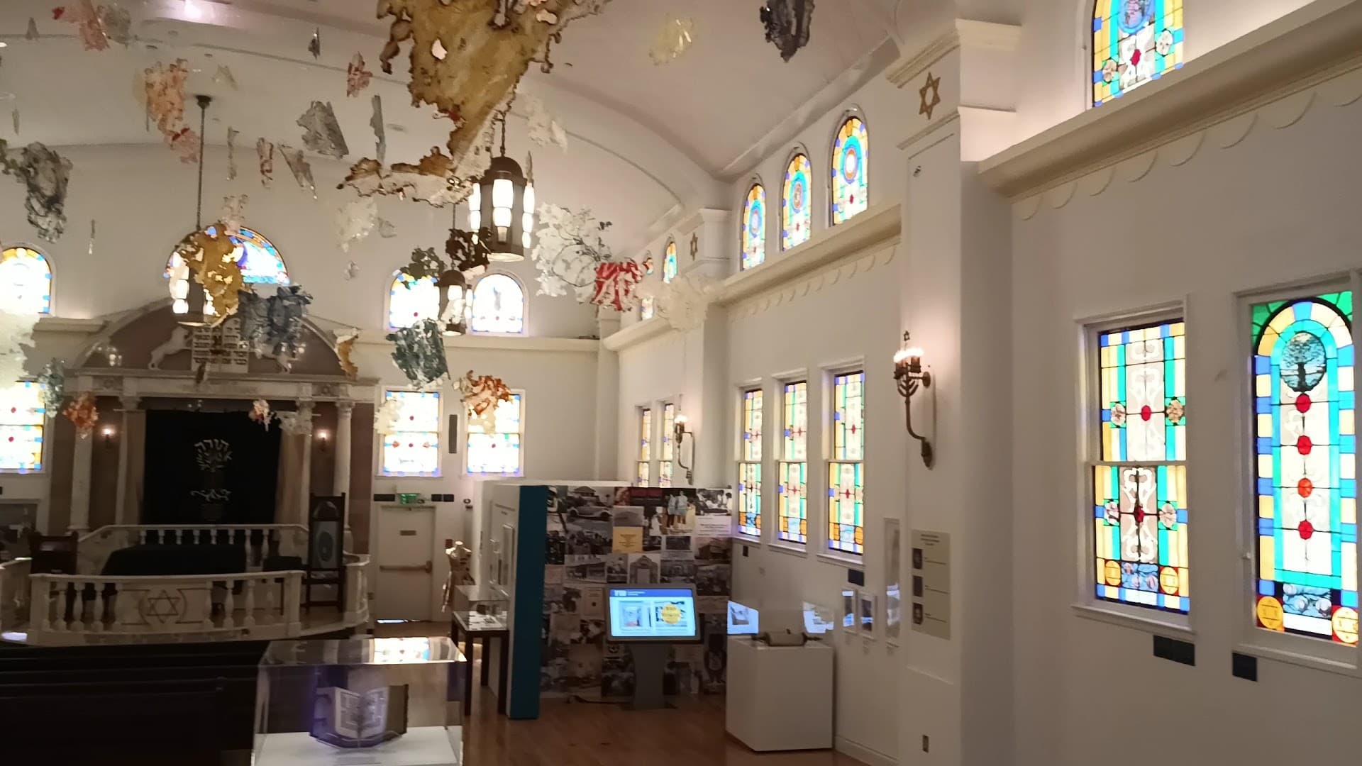 Interior view of Jewish Museum of Florida-FIU in Miami Beach
