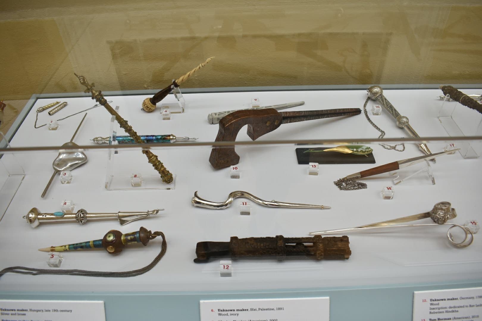 Antique artifacts at Jewish Museum of Florida-FIU in Miami Beach