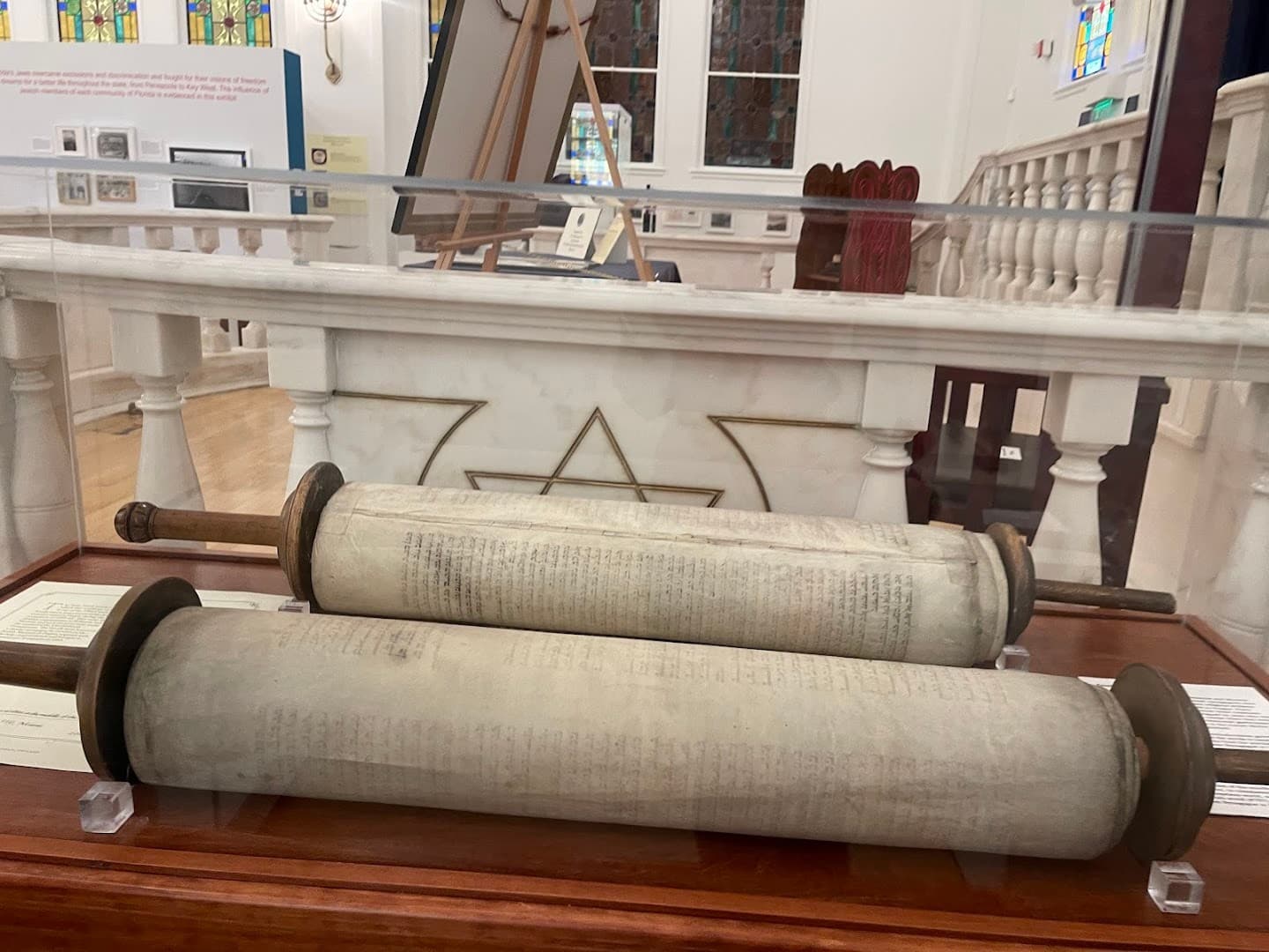 Torah scrolls exhibit at Jewish Museum of Florida-FIU