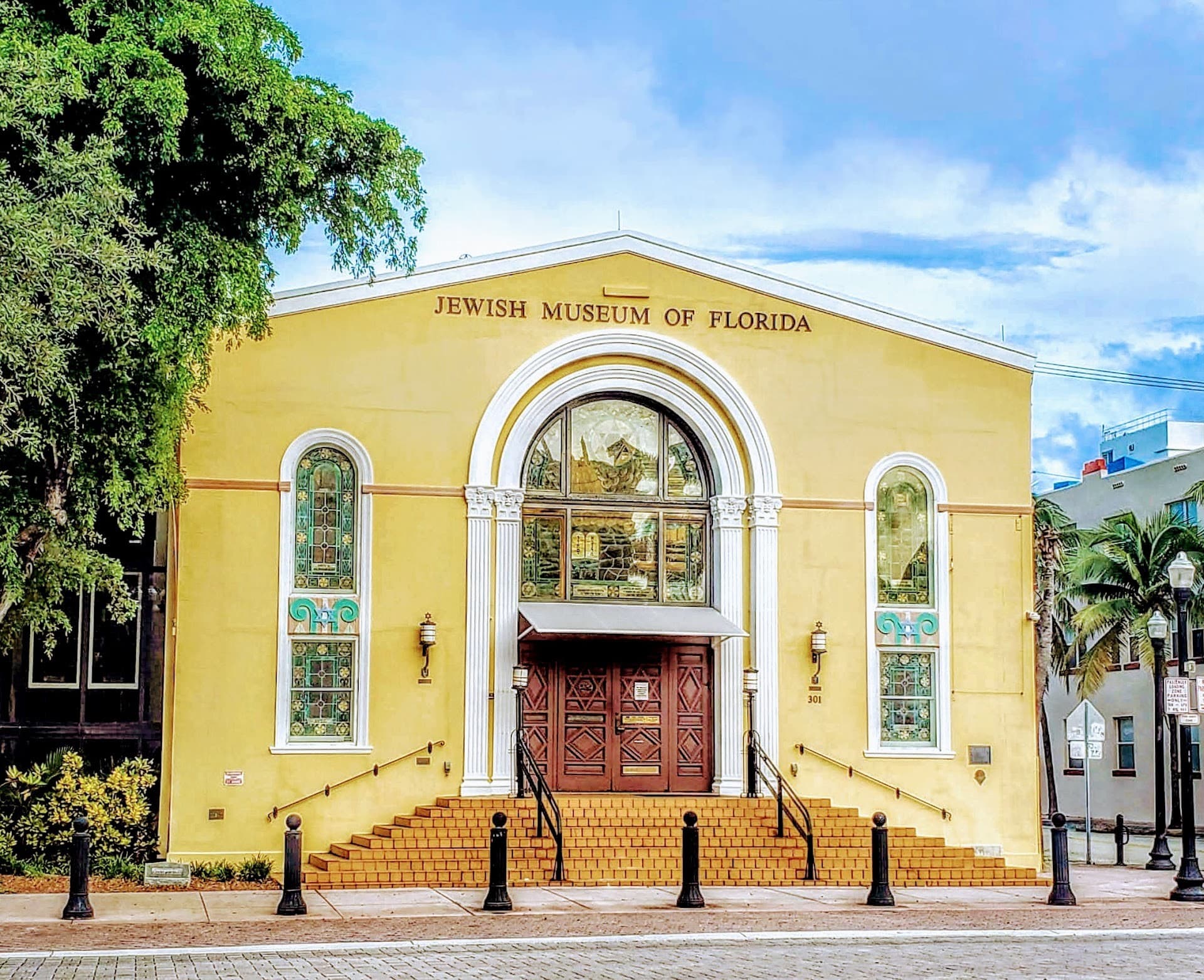 Jewish Museum of Florida exterior view in Miami Beach