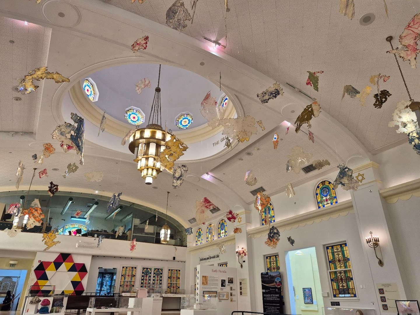 Art installation at Jewish Museum of Florida-FIU in Miami Beach